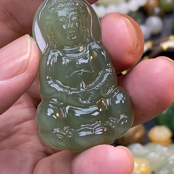 锦***身和田玉未镶嵌颈饰