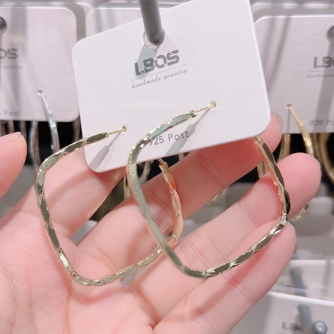 琉璃纯铜合金耳环的