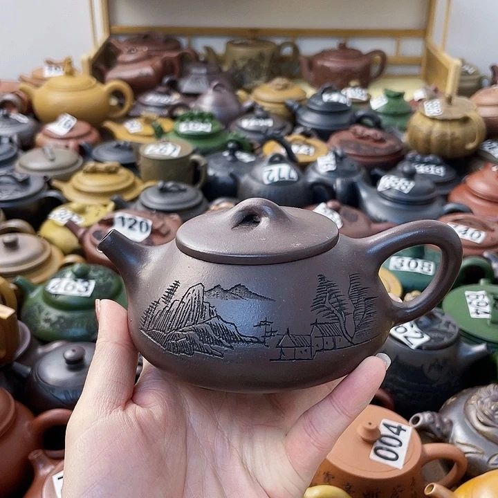 茶壶紫砂紫砂微瑕