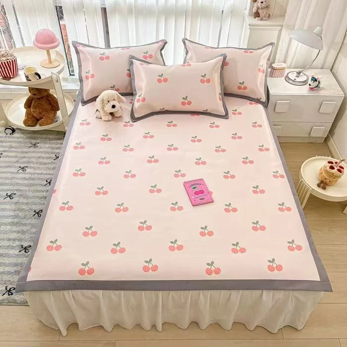 【主播一对一】A类母婴级夏季冰丝凉软席可机洗三件套