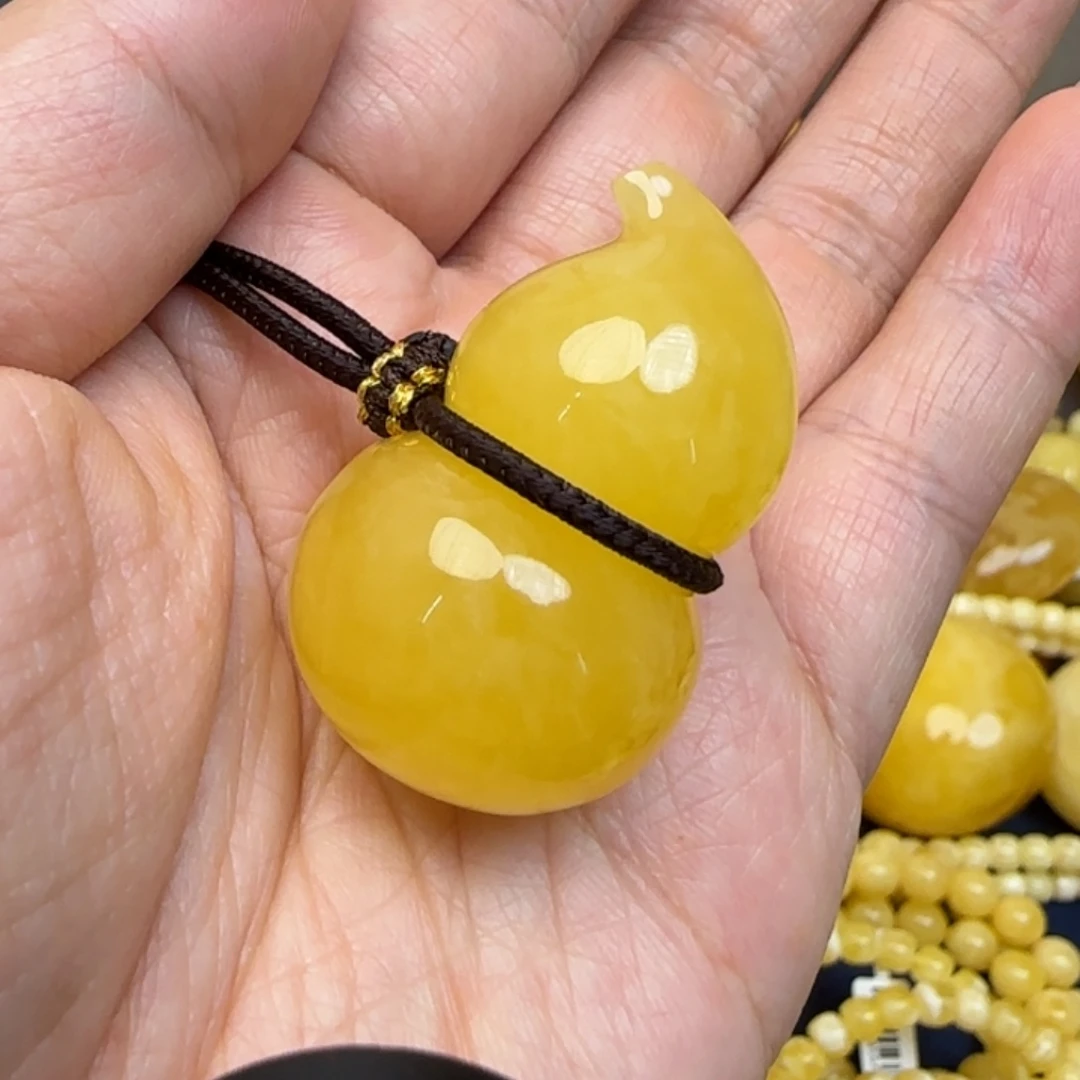 蜜蜡颈饰未镶嵌天然蜜蜡