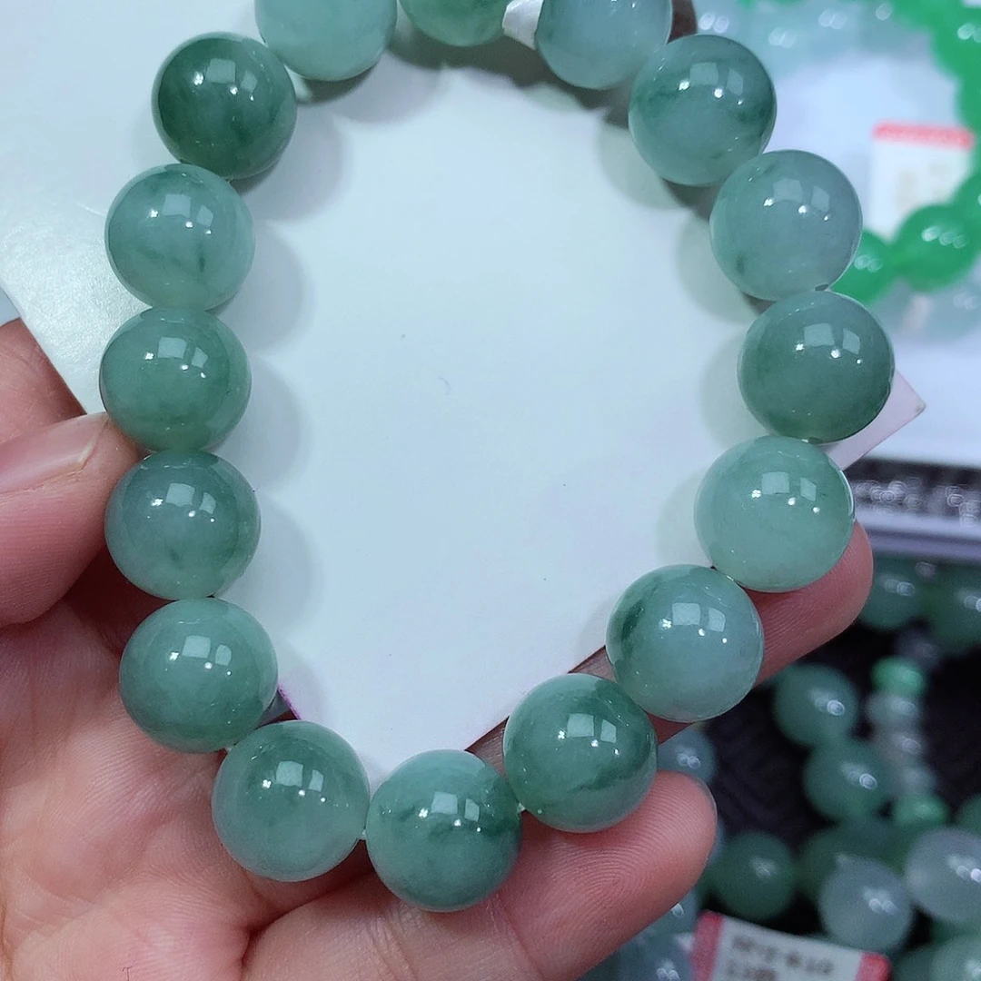 翡翠手链未镶嵌卡12.8