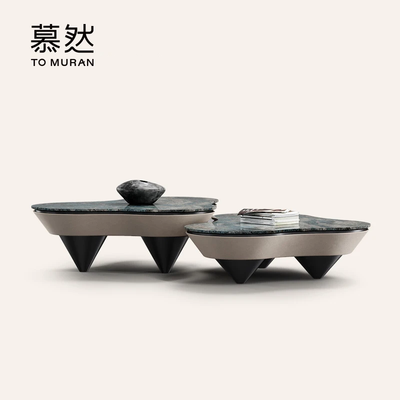 【A692】Muran家用别墅客厅天然大理石茶几全屋搭配意式轻奢茶几桌