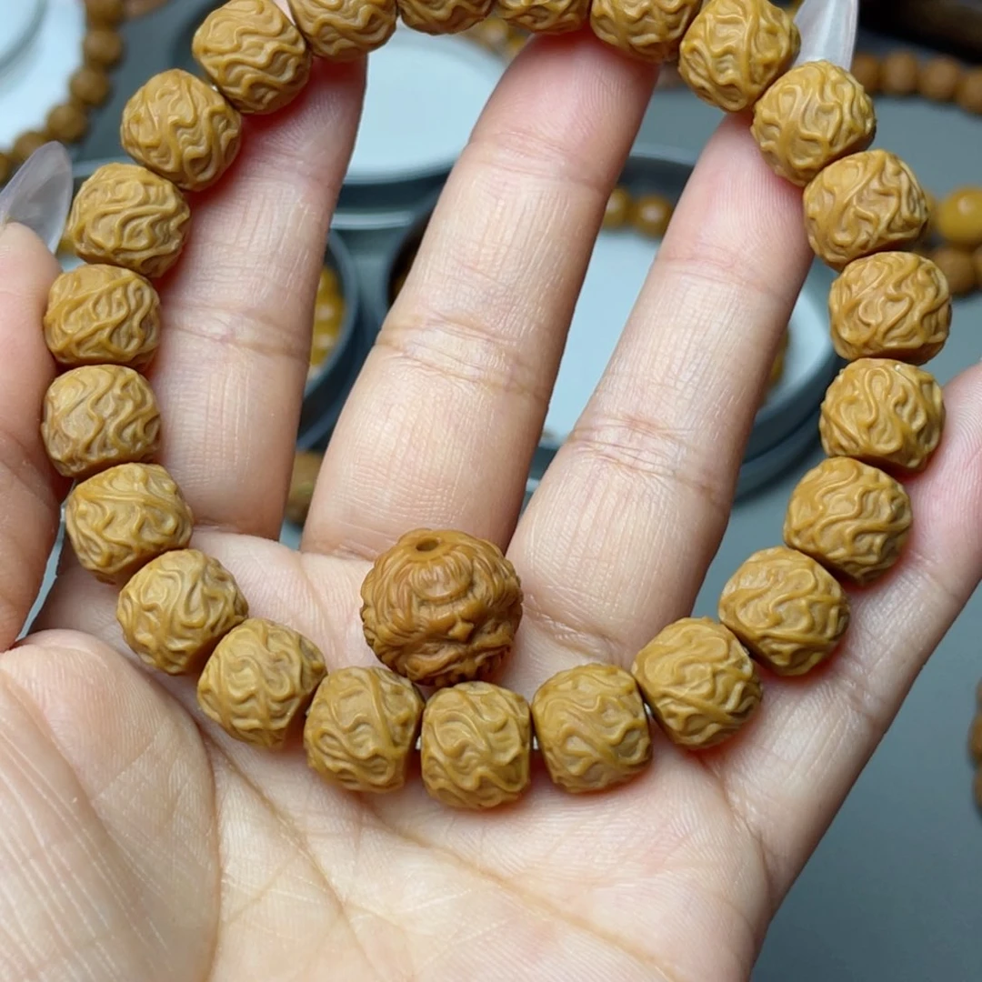 核桃手串/手链虎须龙纹