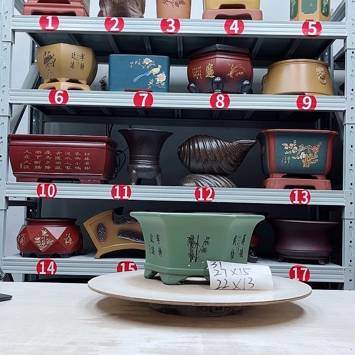 紫砂花盆紫砂花盆