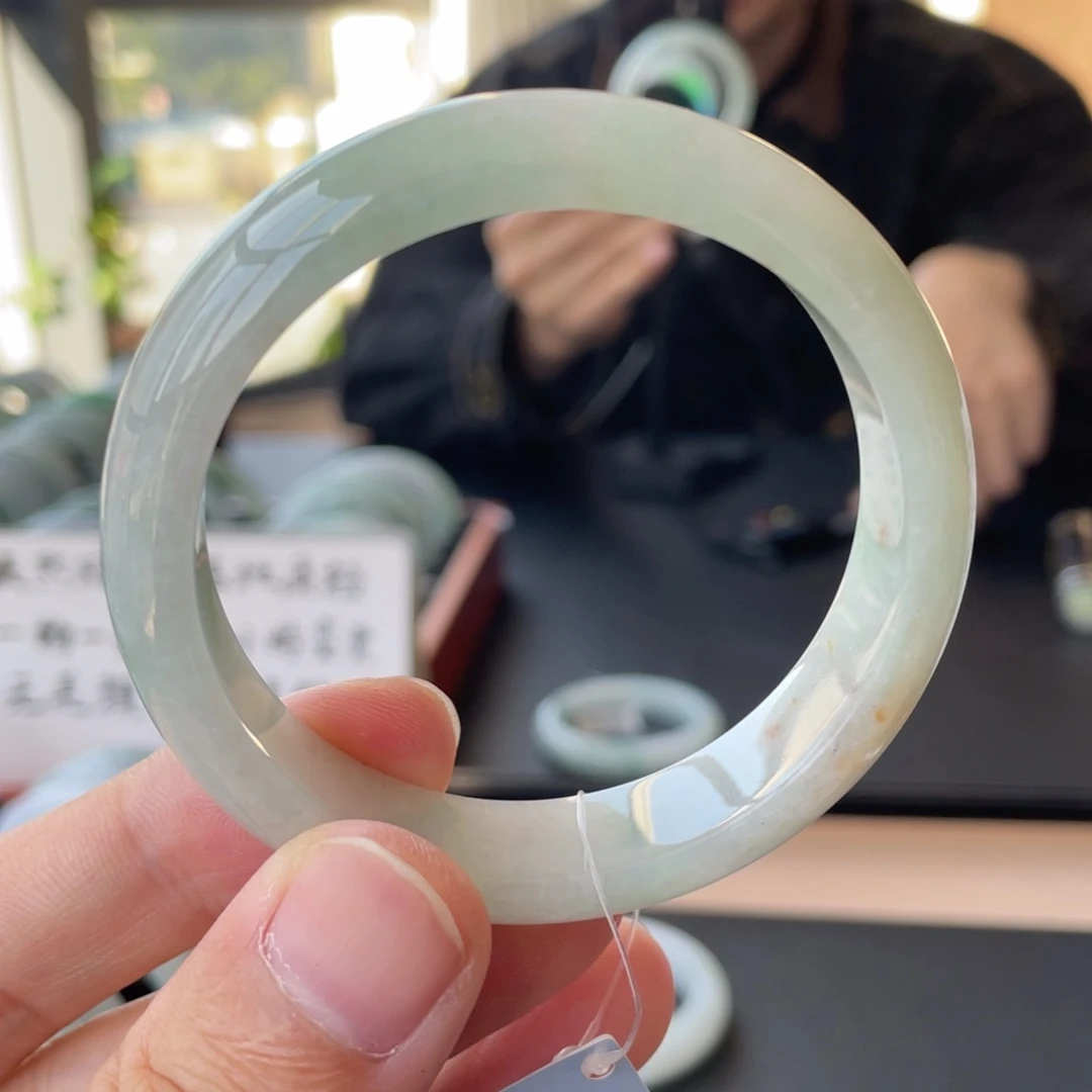翡翠未镶嵌手镯2号链接55