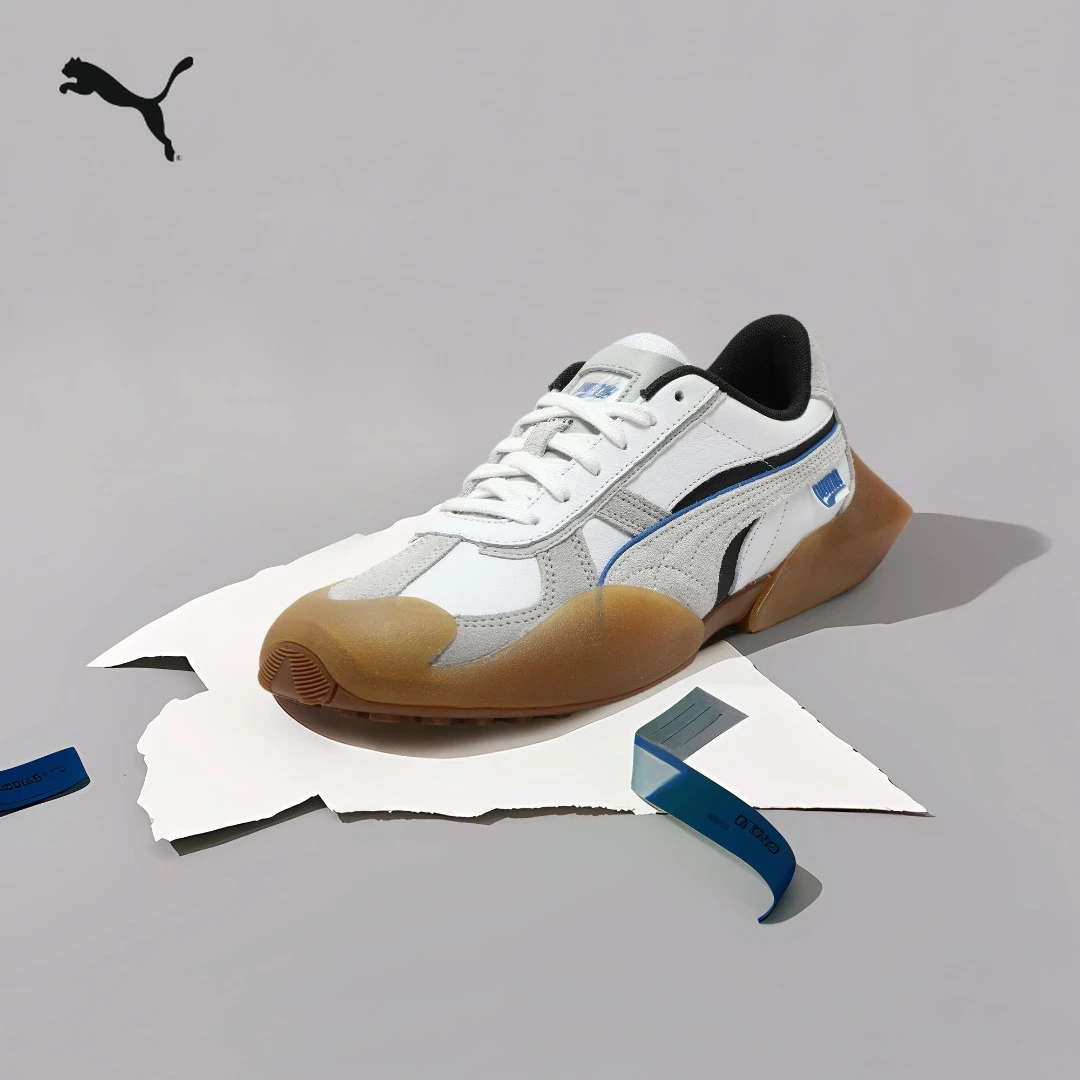 PUMA彪马德训鞋休闲鞋T头鞋男女夏季复古生胶底 VADERON 387532