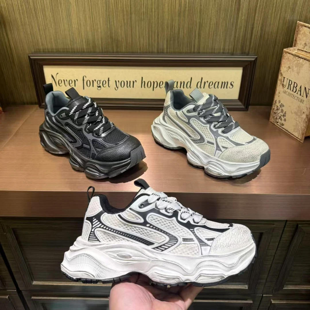 2025春夏季新款透气时尚百搭潮流舒适软底轻便男款休闲鞋（皮鞋码）