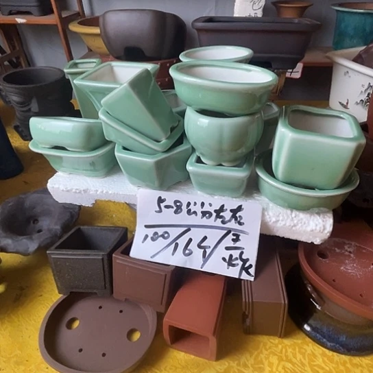 宜兴紫砂花盆福利组合16个
