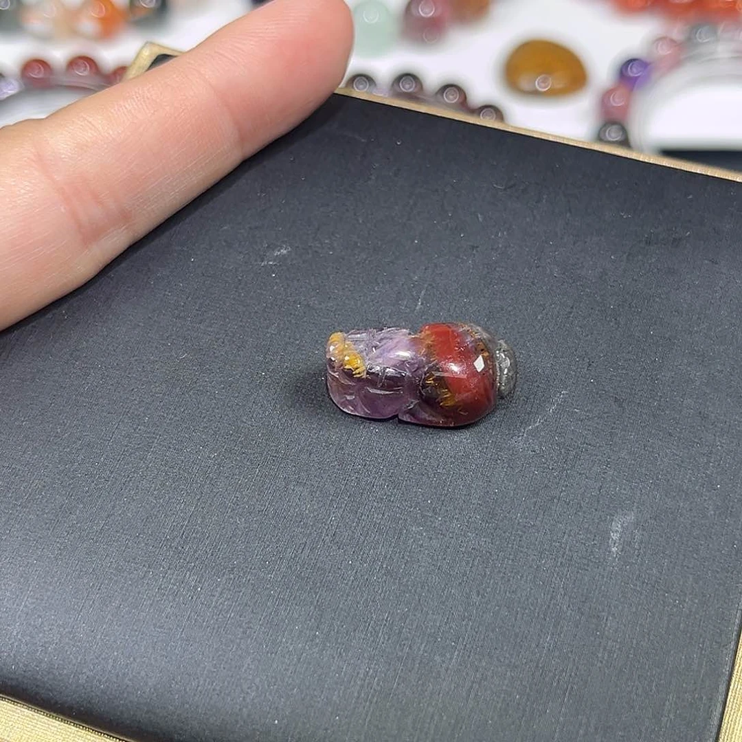 悦****水晶珠宝半成品未镶嵌极光貔貅