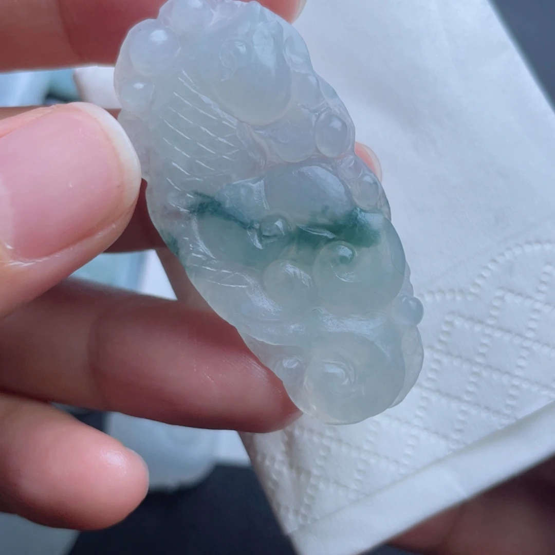 定制翡翠未镶嵌翡翠吊坠