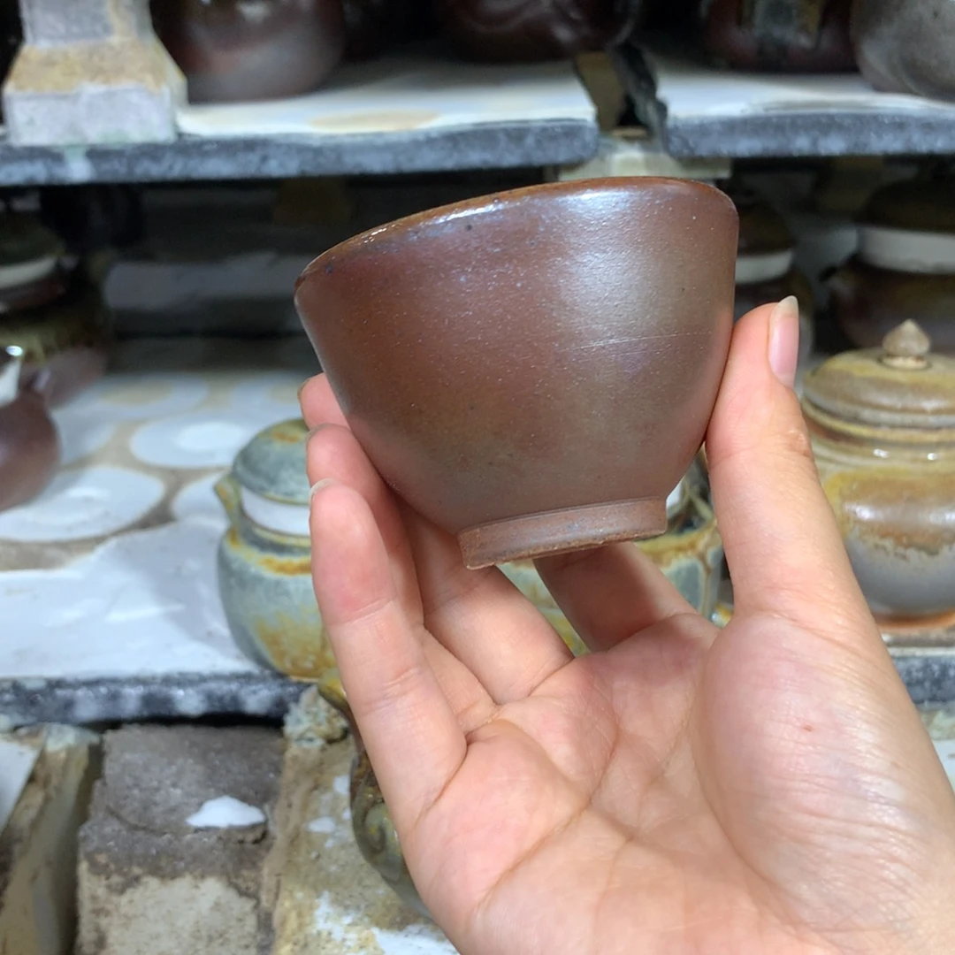茶壶紫砂纯自然柴烧