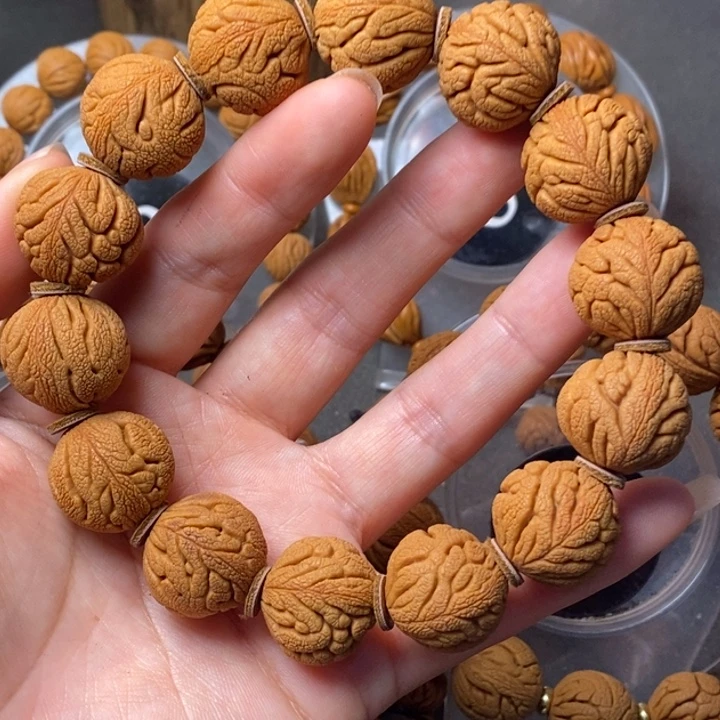 吊坠文玩核桃秦岭野生龙纹吗19