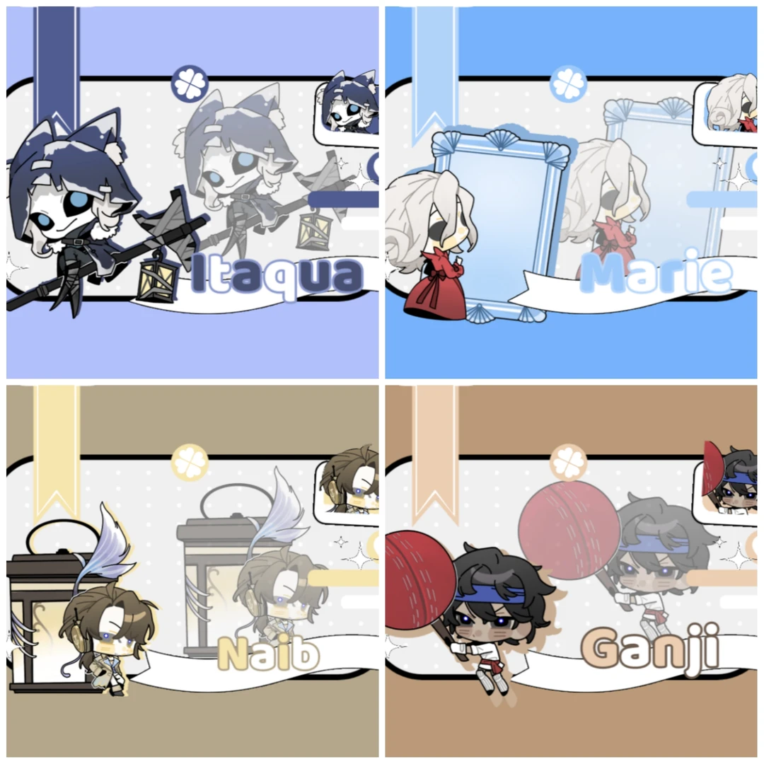 萌物印象系列Q版方吧唧