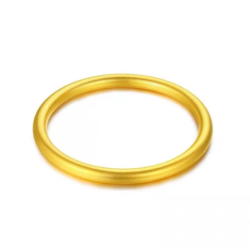 钨金塑料手镯 素款锡金古法传承手镯两世欢镯子女款实心磨砂