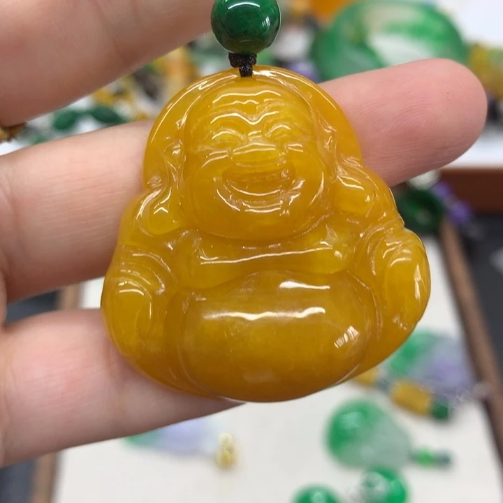 颈饰未镶嵌翡翠吊坠