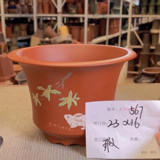 花盆紫砂紫紫砂盆