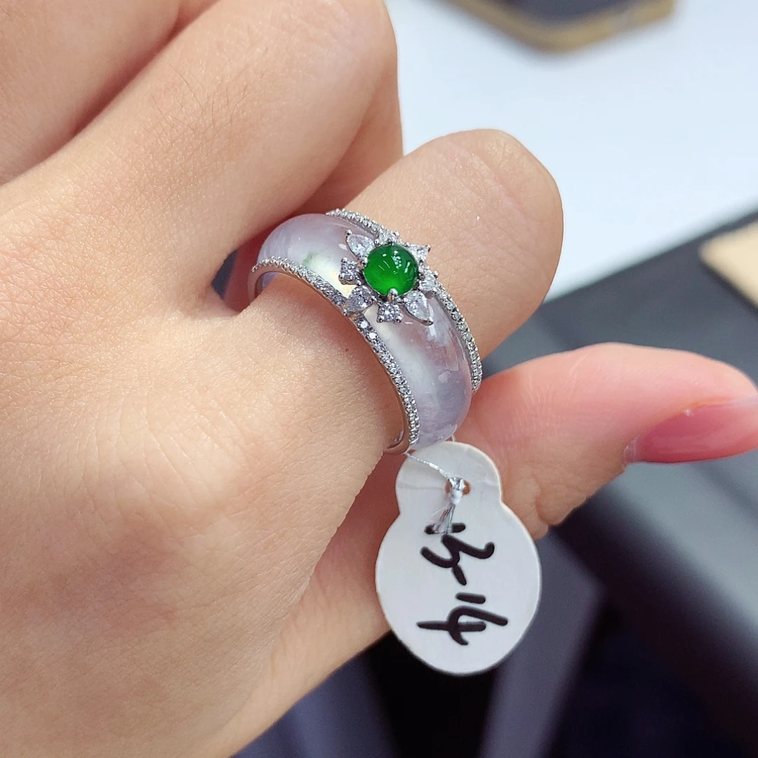 翡翠未镶嵌戒指翡翠