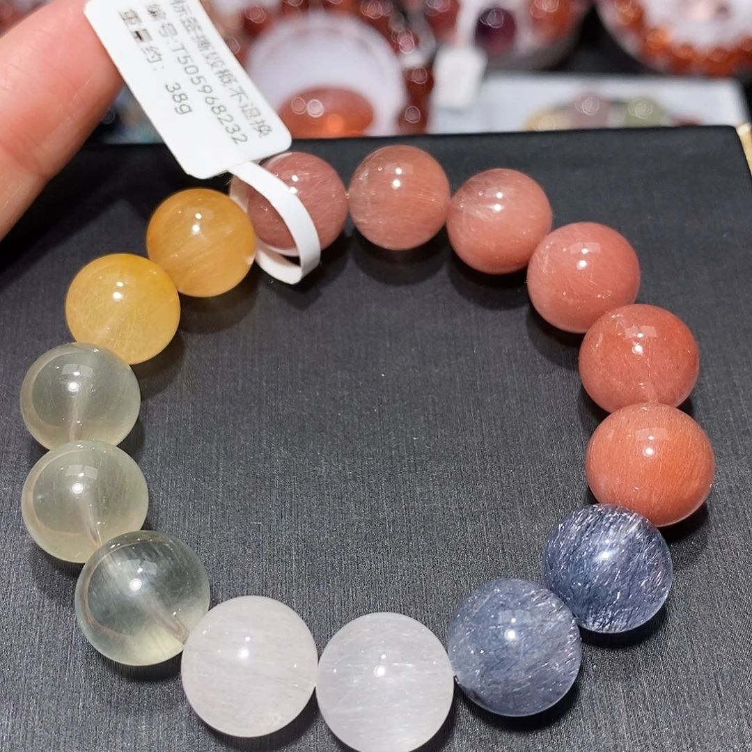 手串未镶嵌水晶F彩兔毛12.2