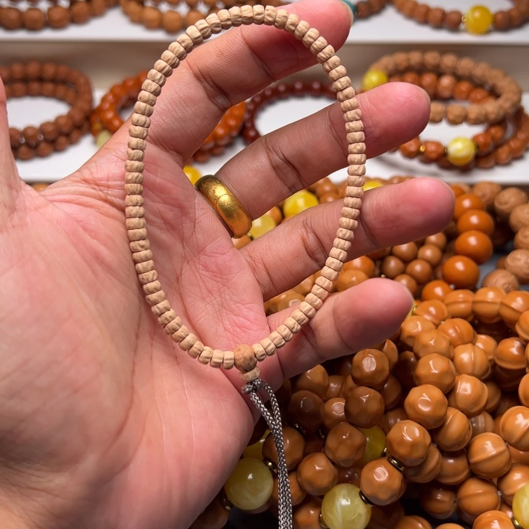 猴头核桃手串百香籽