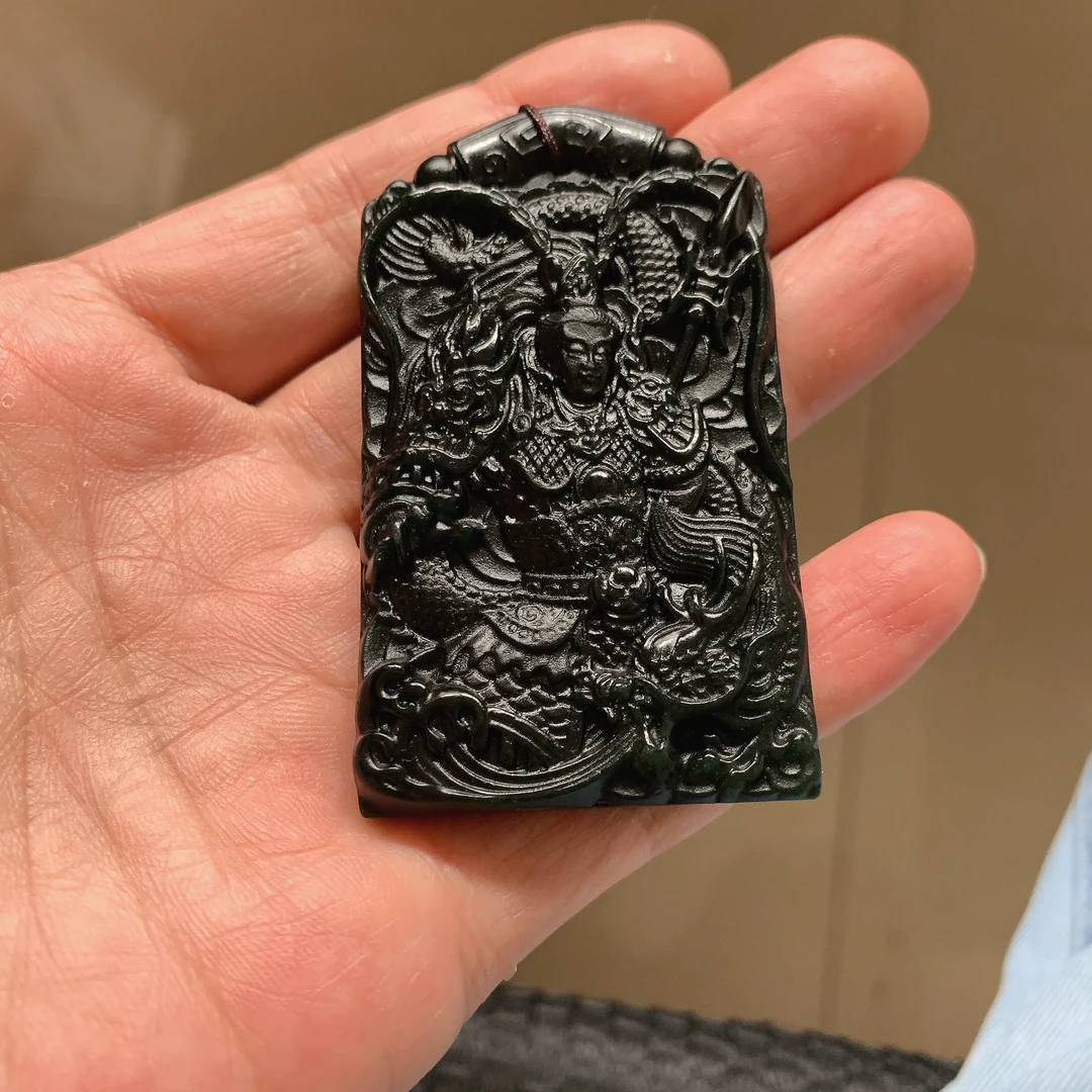 天然缅料a货战神吕布挂件913
