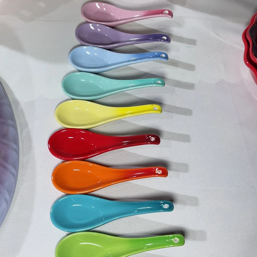 瓷片微瑕陶瓷餐具家用 五个