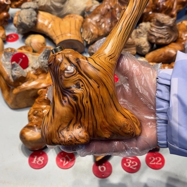 柏木手把件把玩把玩