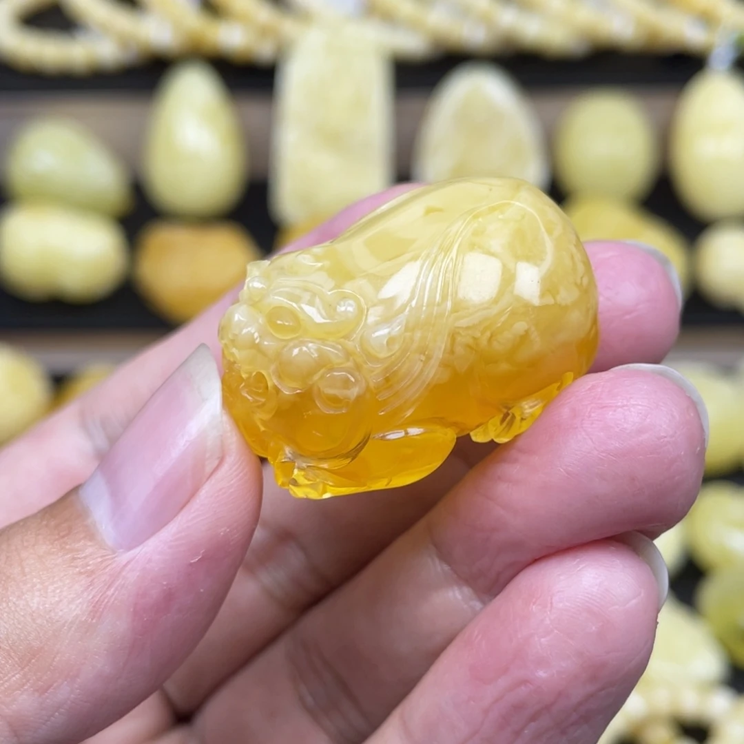 琥珀未镶嵌裸石琥珀蜜蜡