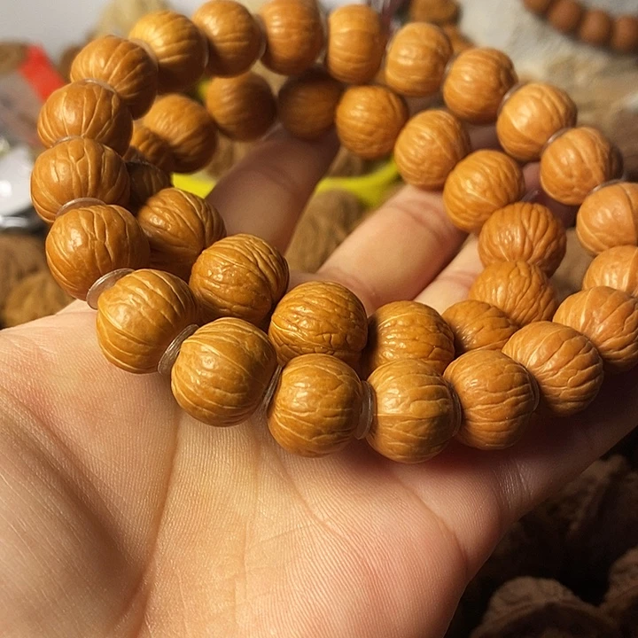 吊坠文玩核桃X****g老树猴头手串狮子透