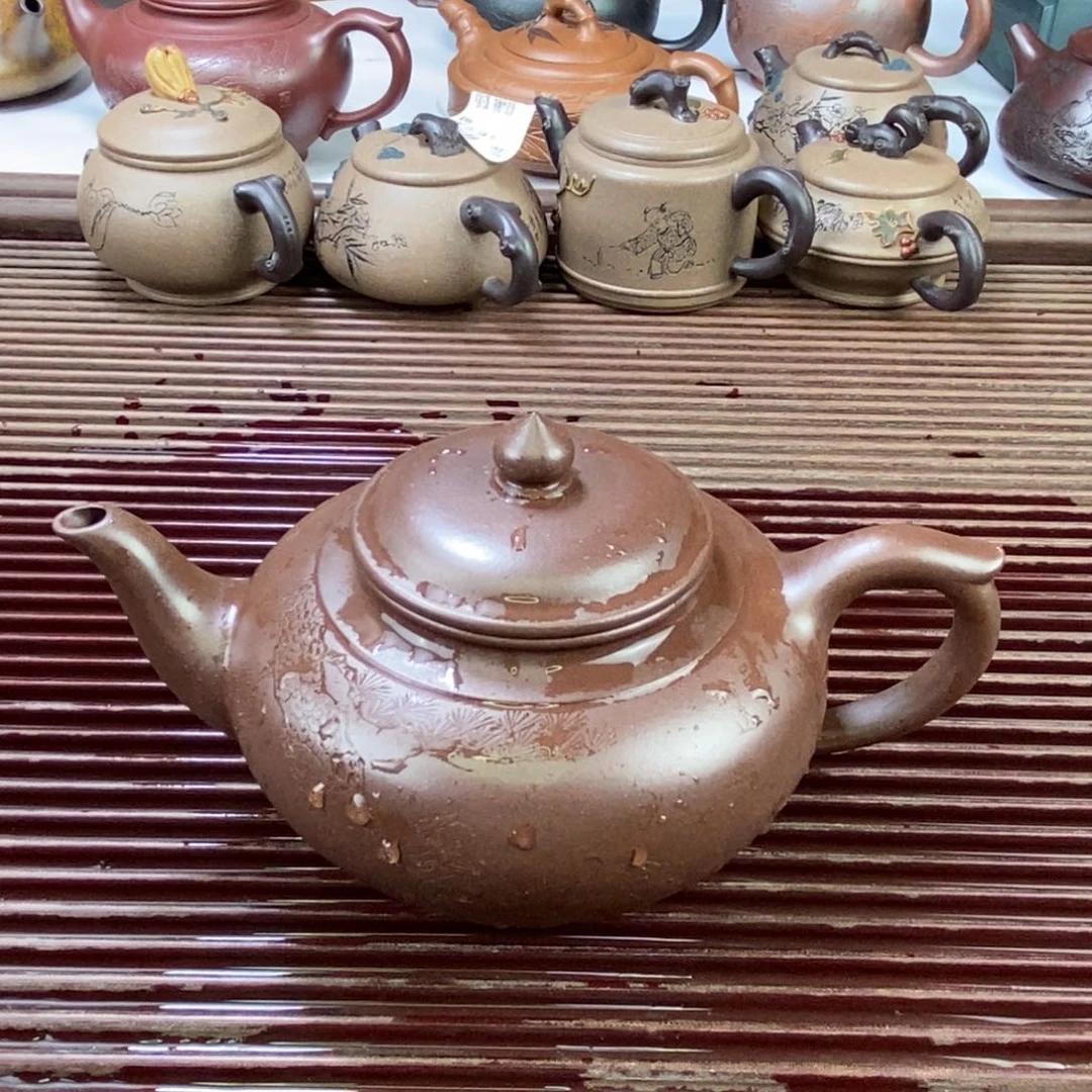 茶壶紫砂白18 笑樱