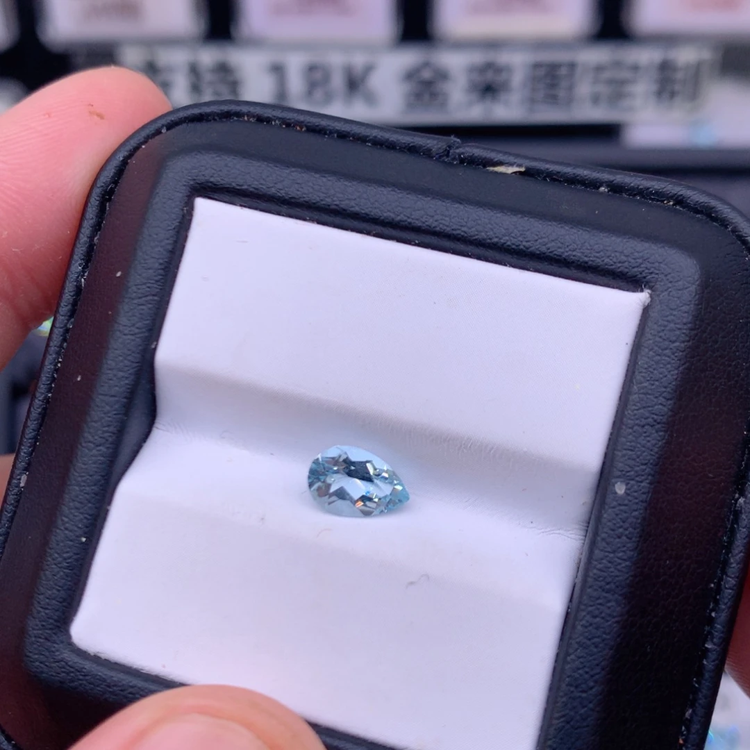 海蓝宝石裸石0.8克拉