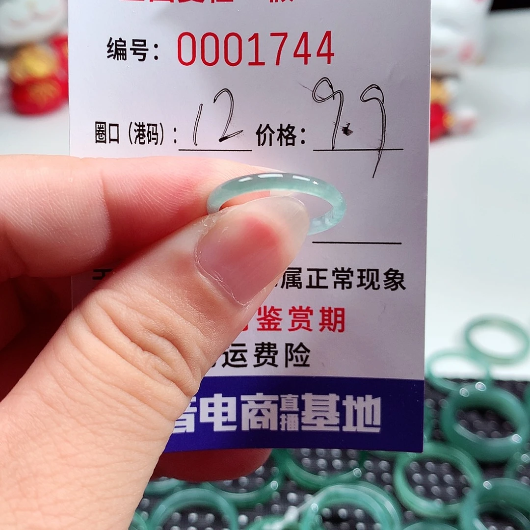 未镶嵌戒指翡翠1744