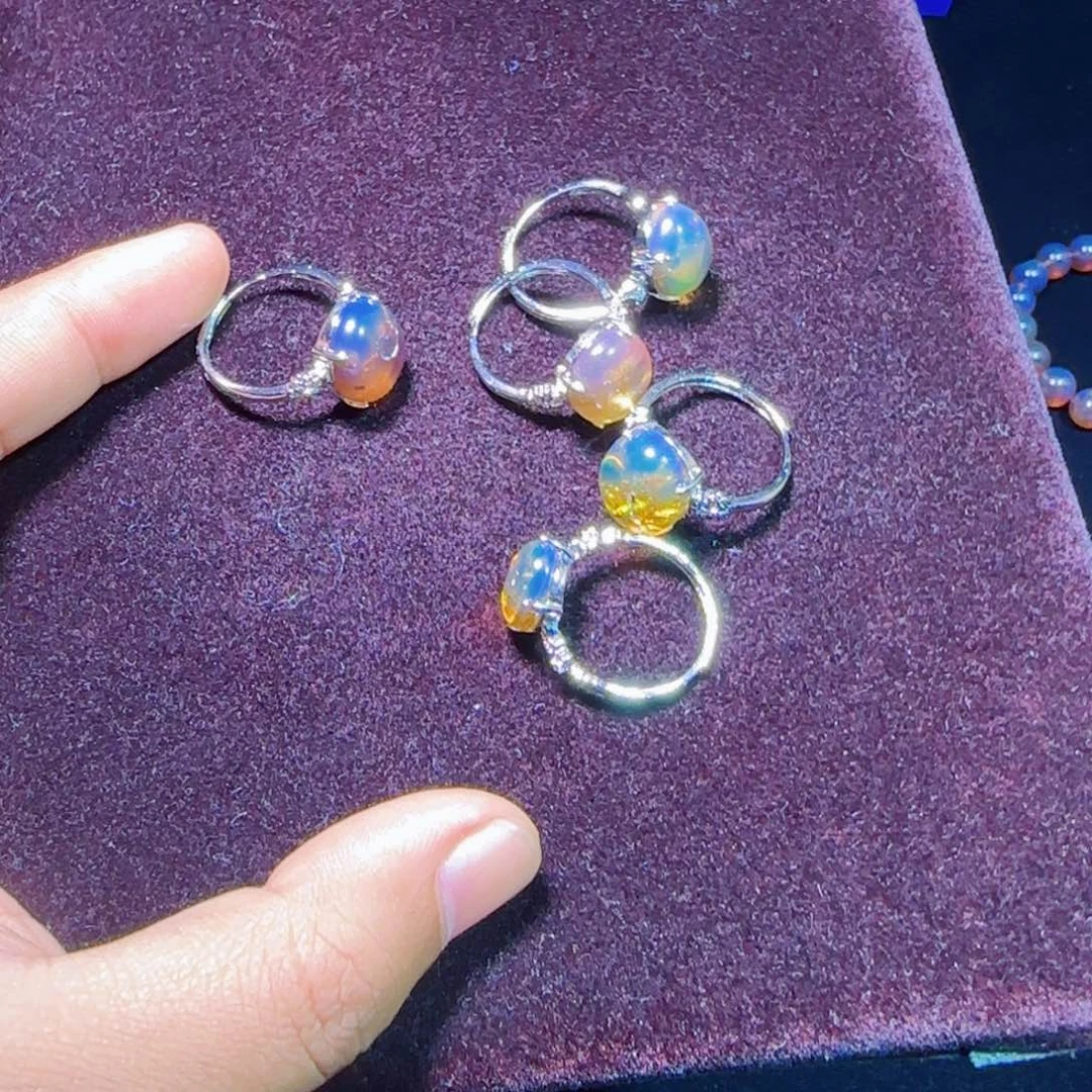 银S925镶嵌琥珀手链虫珀