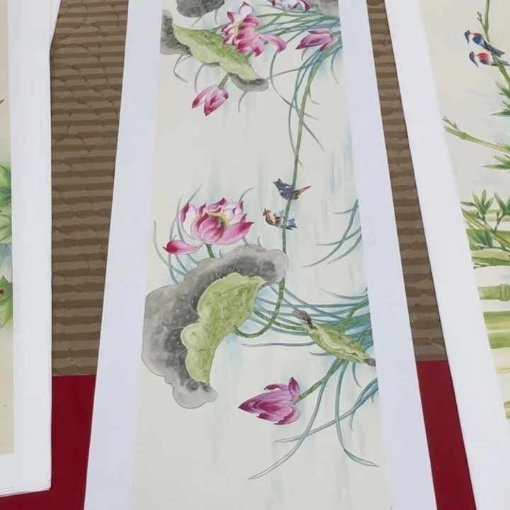 国画花鸟等多种鸟类的