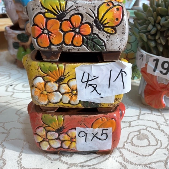 多肉花盆满15包邮