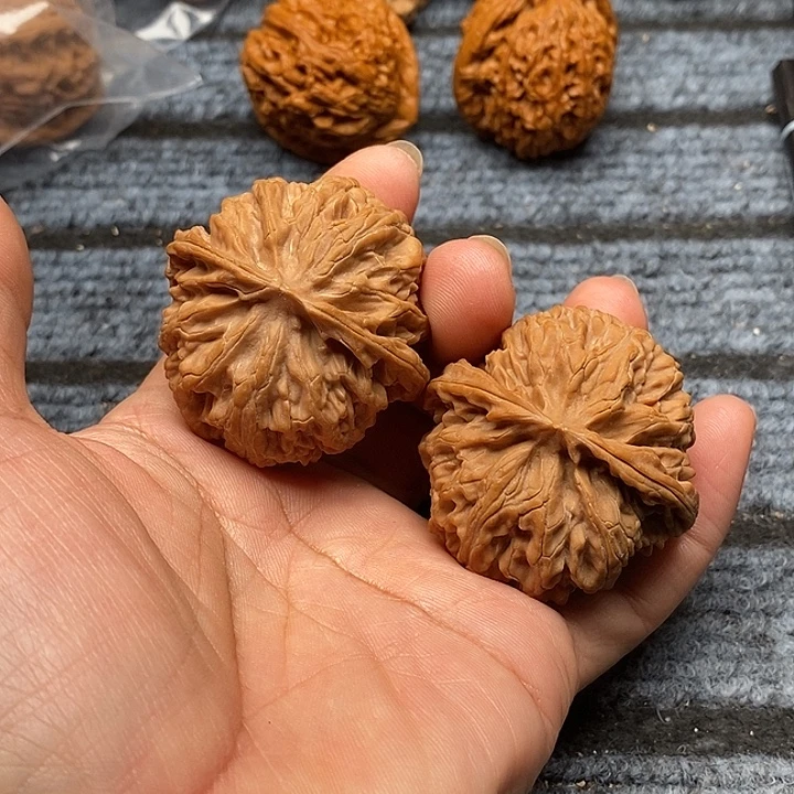 n***i把件文玩核桃全品苹果圆45