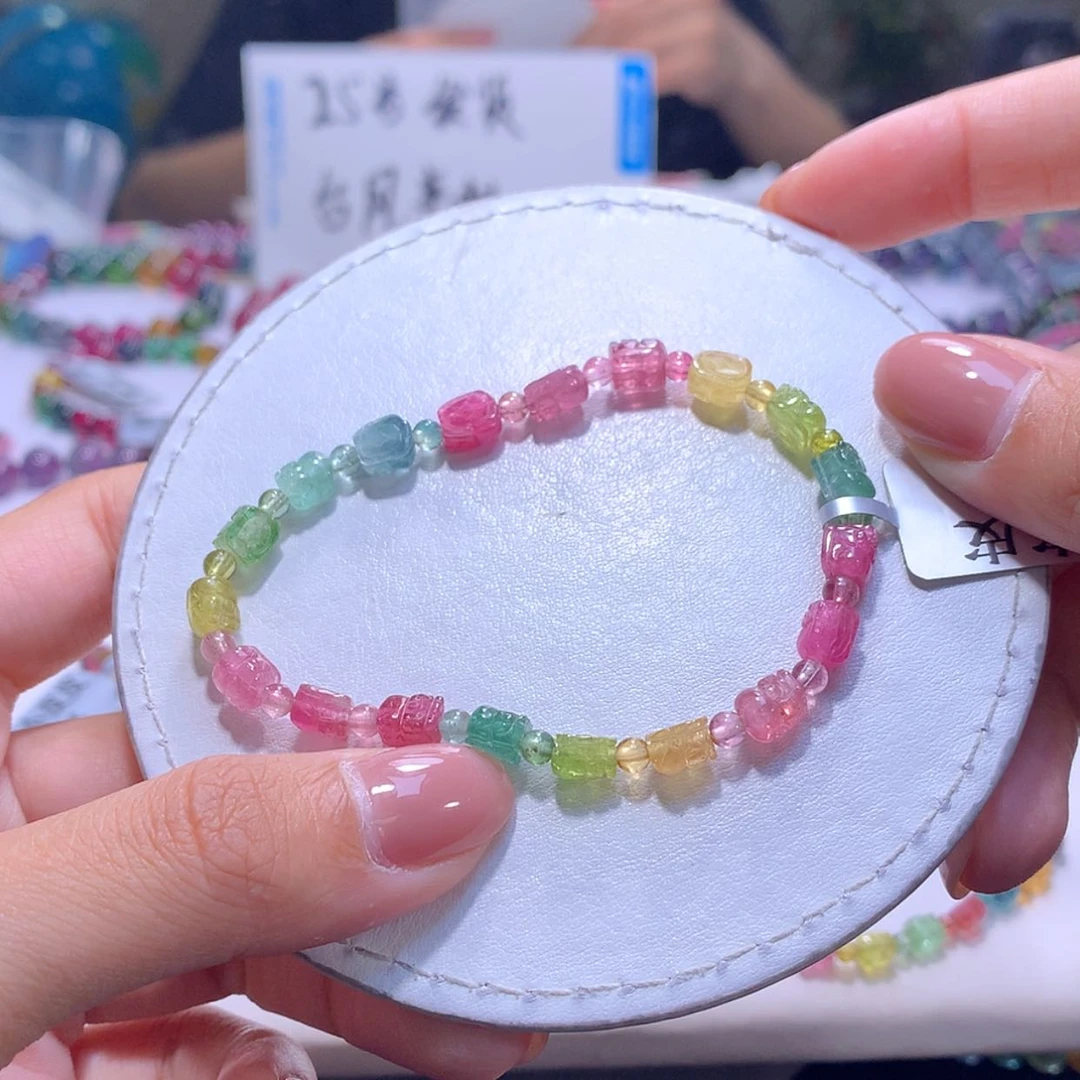 【闪购商品】未镶嵌手串碧玺5m