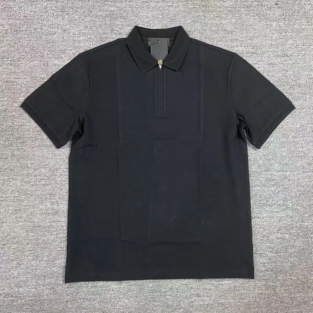 奇顿的丝光珠地拉链Polo衫