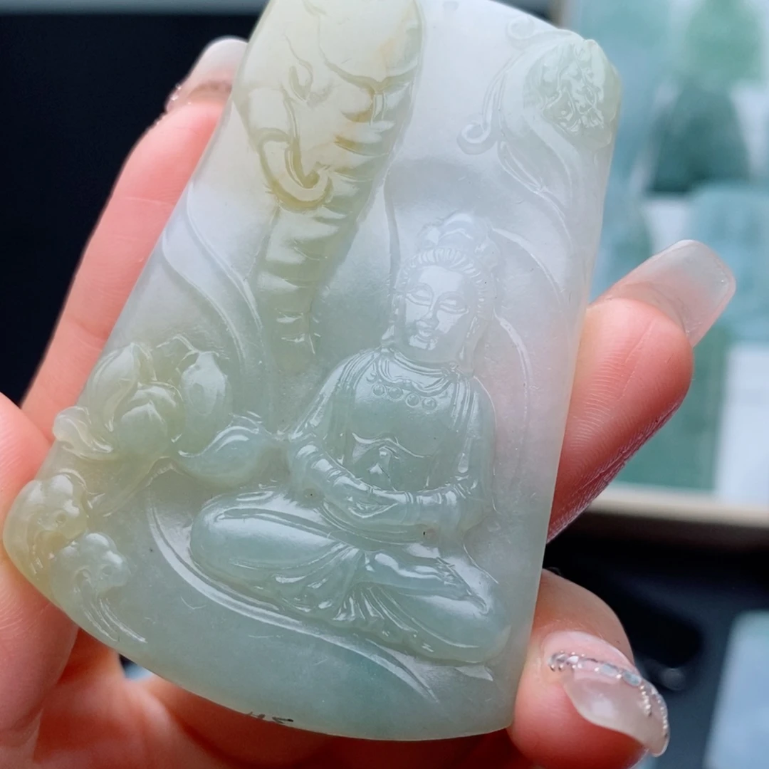 定制翡翠未镶嵌定制吊坠