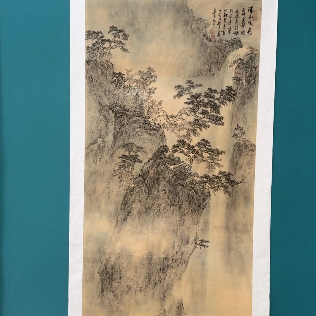 国画国画作品山水花鸟