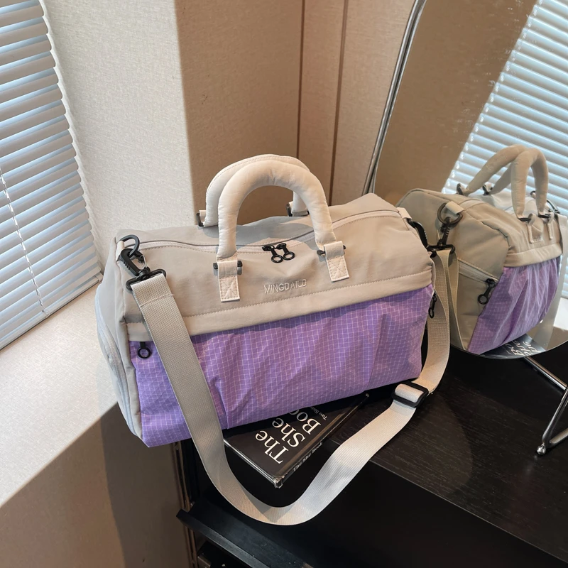 多功能旅行包女大容量手提轻便时尚旅游出差登机行李包运动健身包