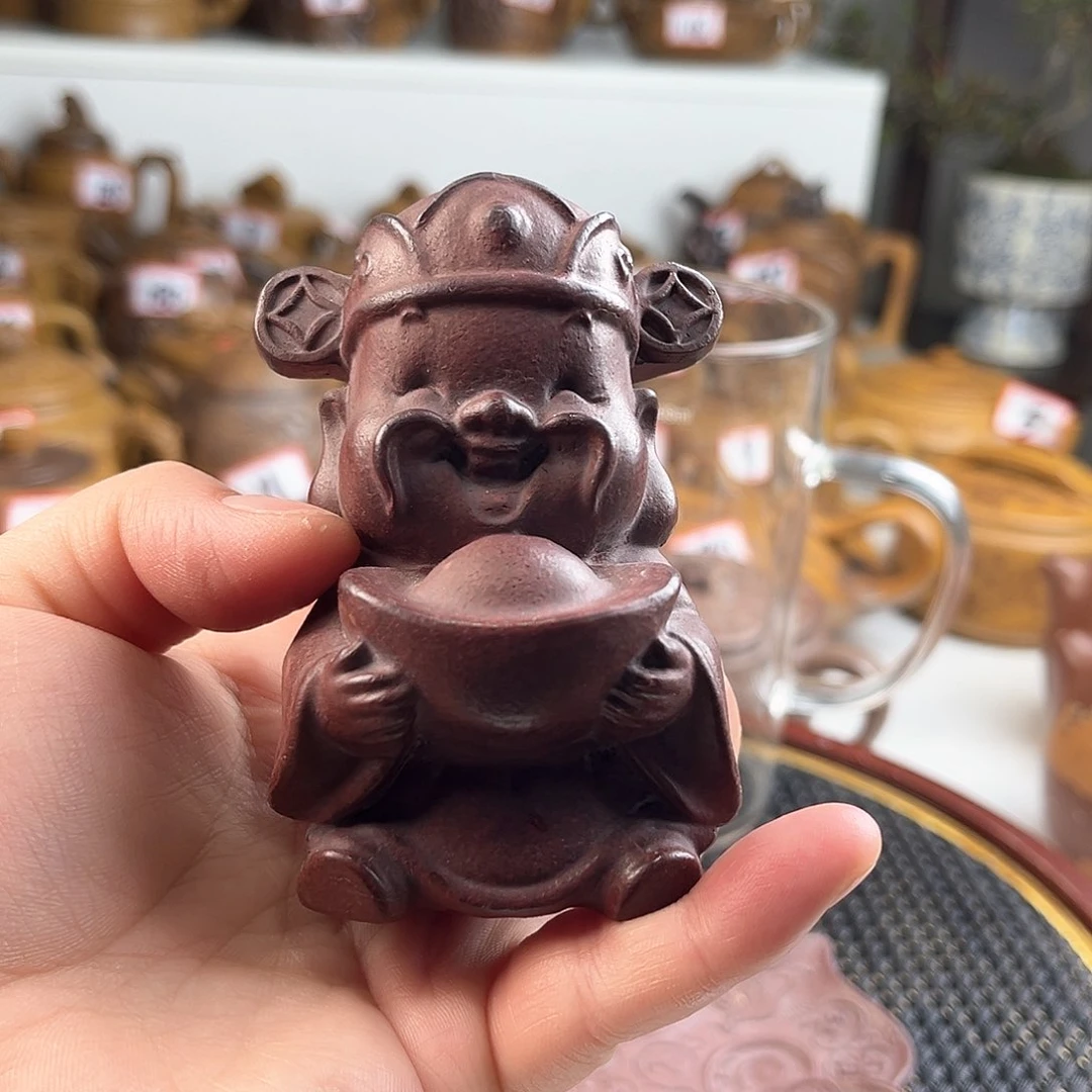 紫泥茶壶宜兴紫砂