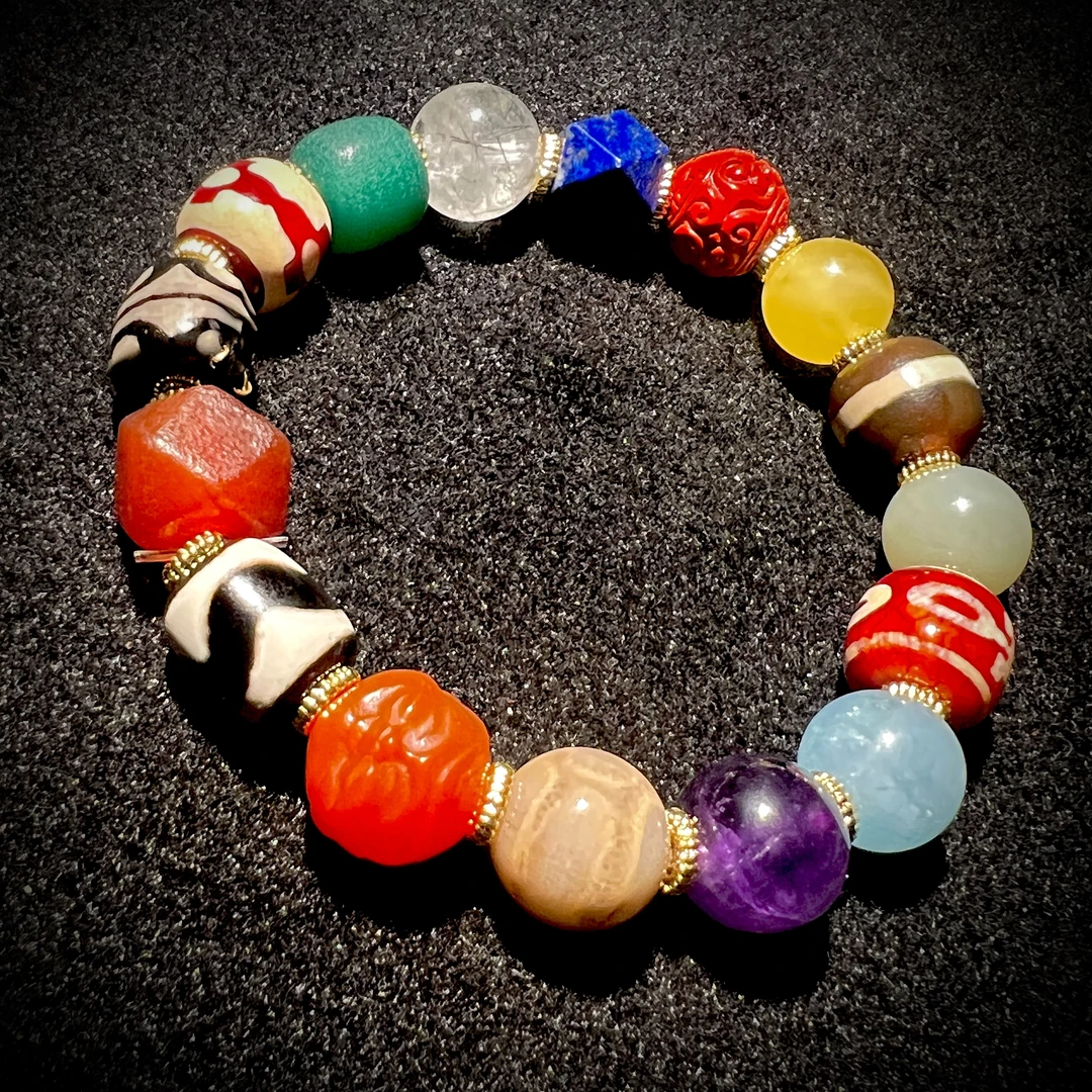 四九城收藏藏传多宝手串设计款男女同款SJC015