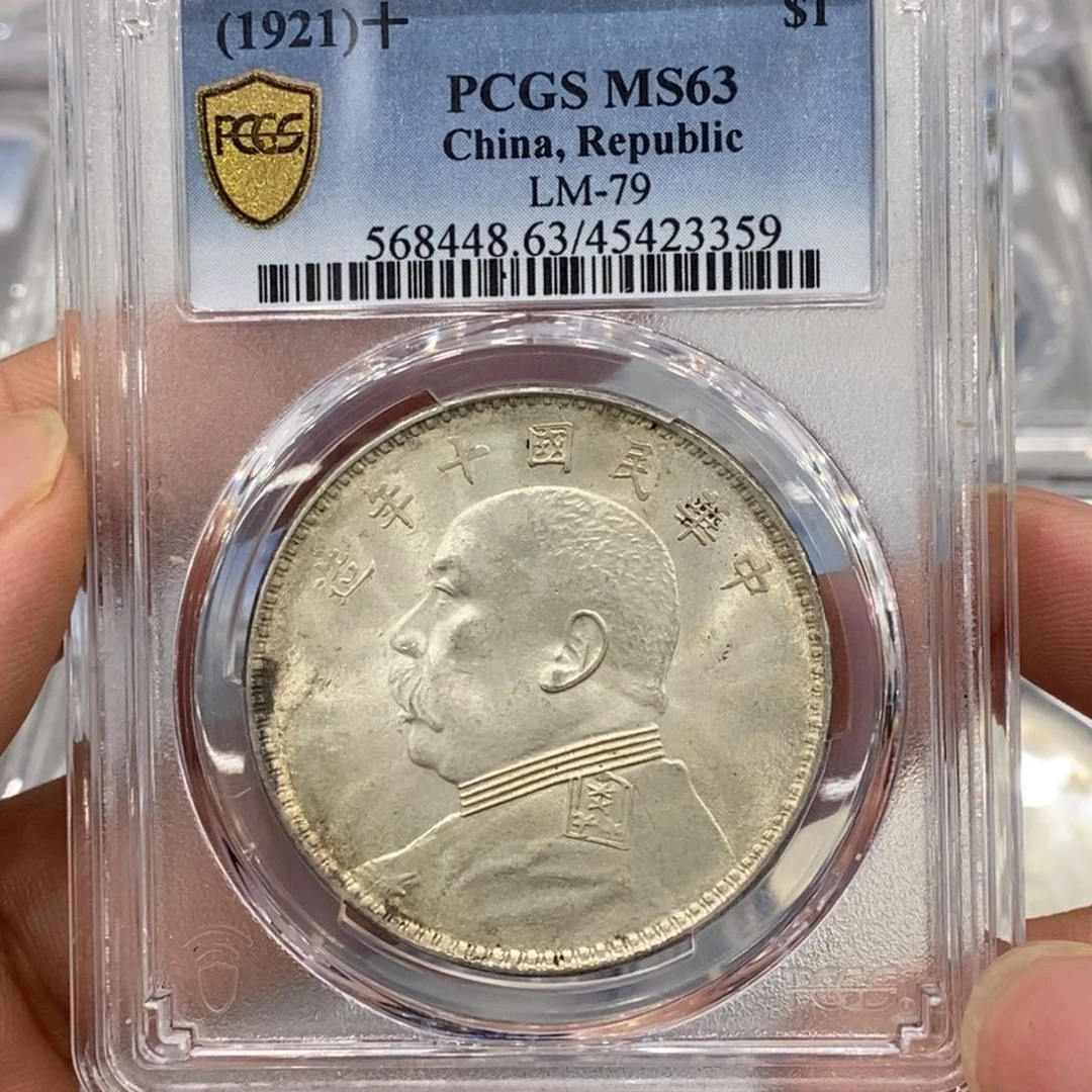 银Pcgs63十年大头3359