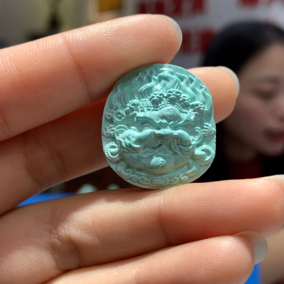 未镶嵌绿松石吊坠