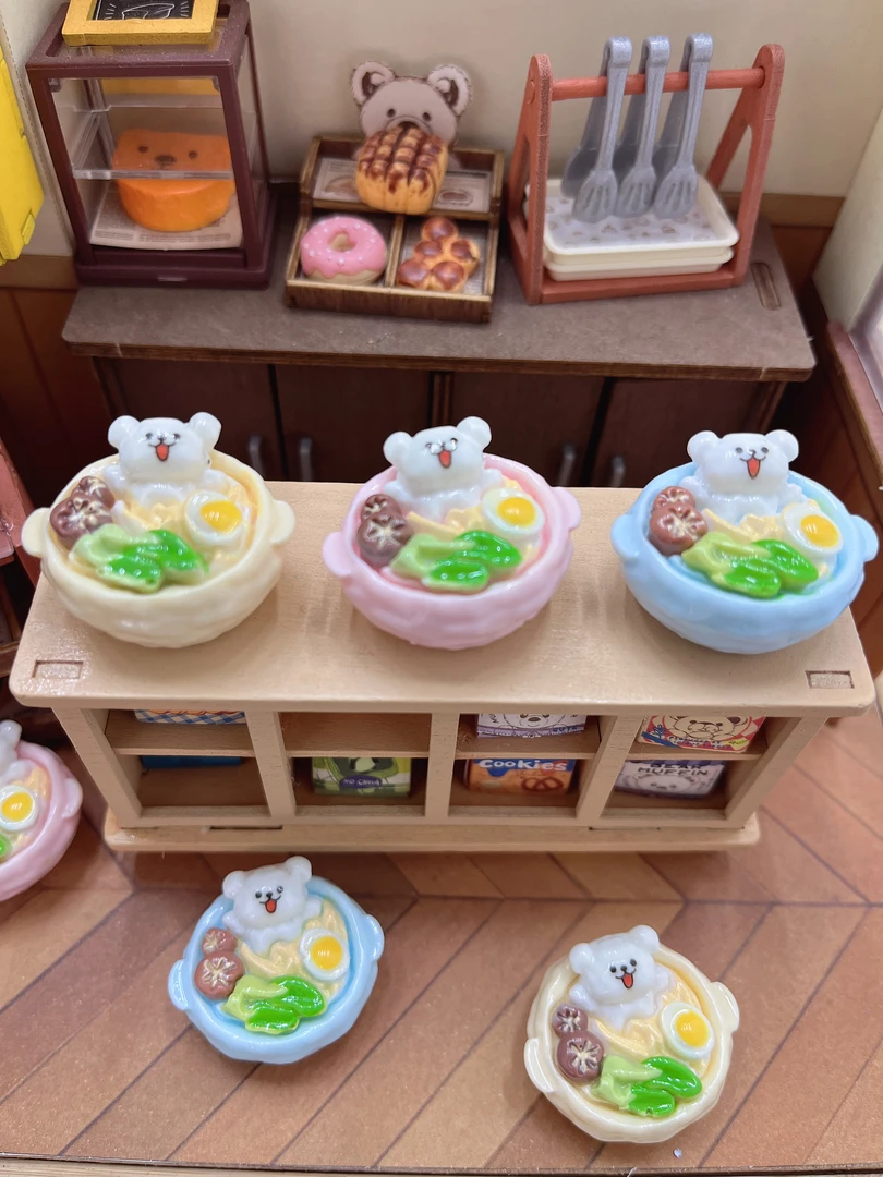 【彬彬定制-小狗乌冬面】高品仿真食玩创意diy树脂配件摆件饰品