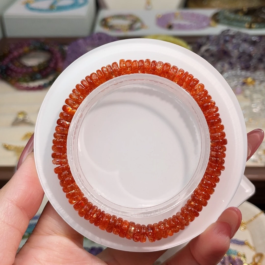 手链未镶嵌日光石叠珠金太阳6m+