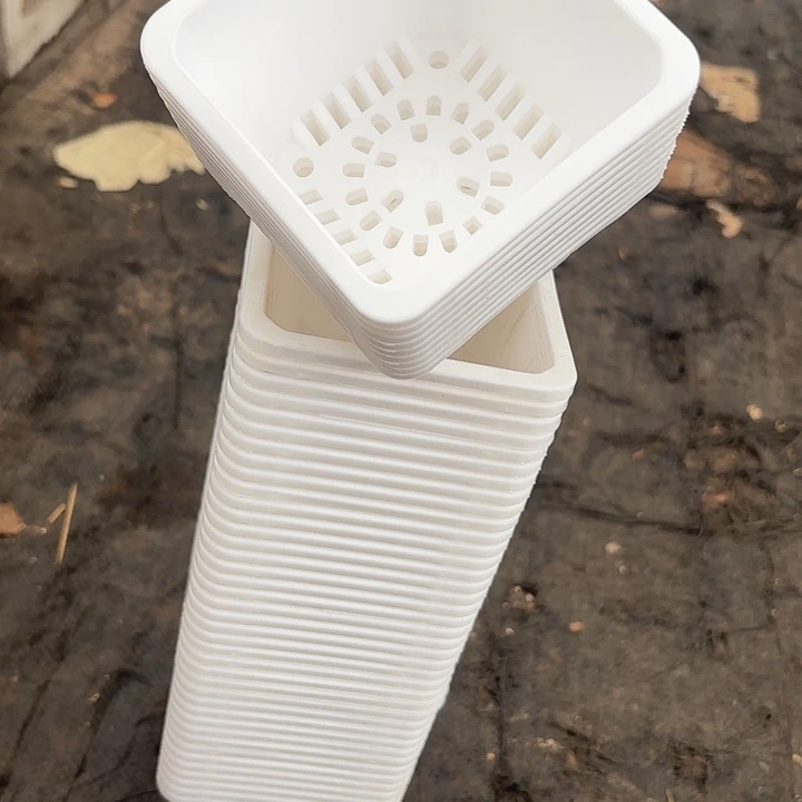 100白方盆9公分高7公分30个