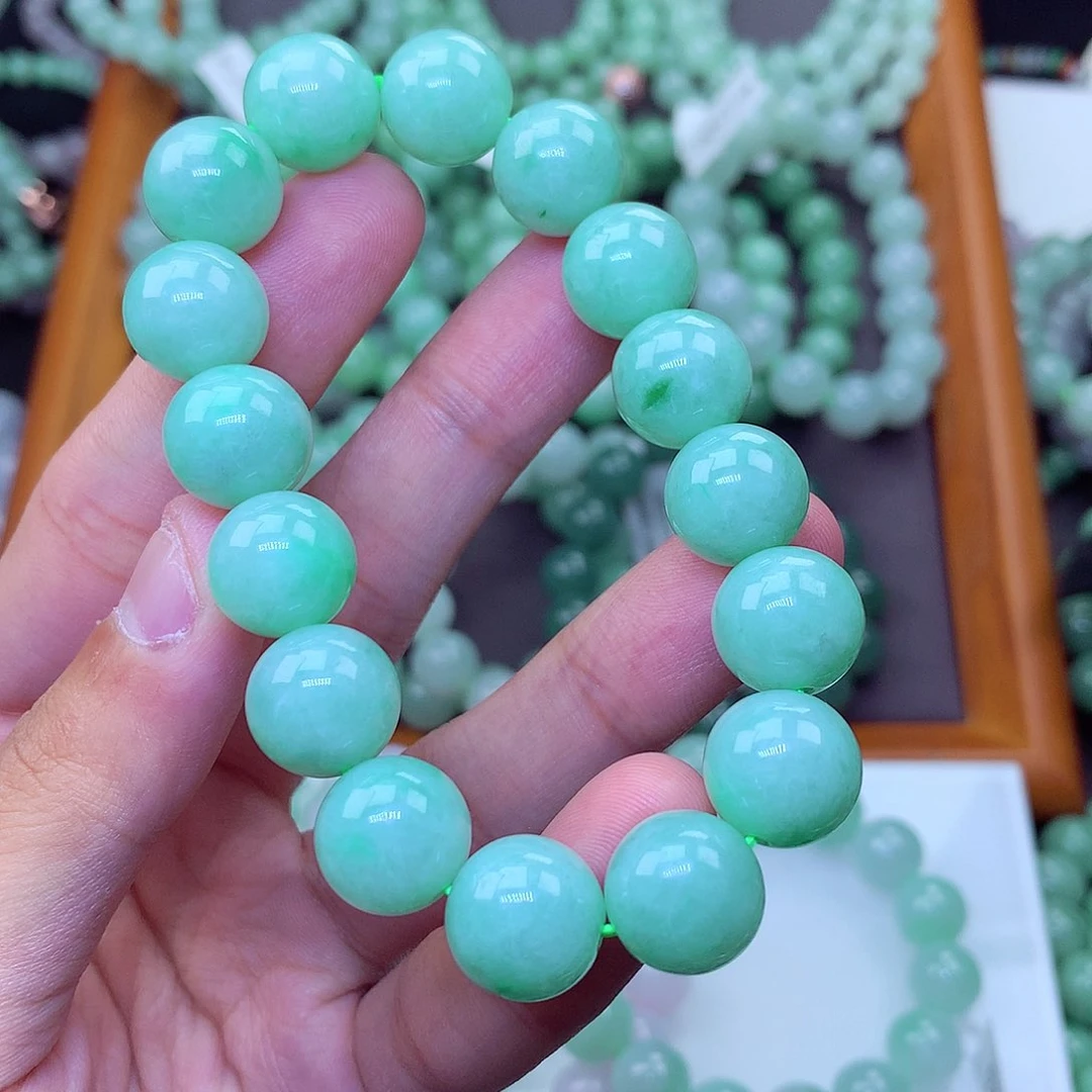 翡翠未镶嵌毛衣链