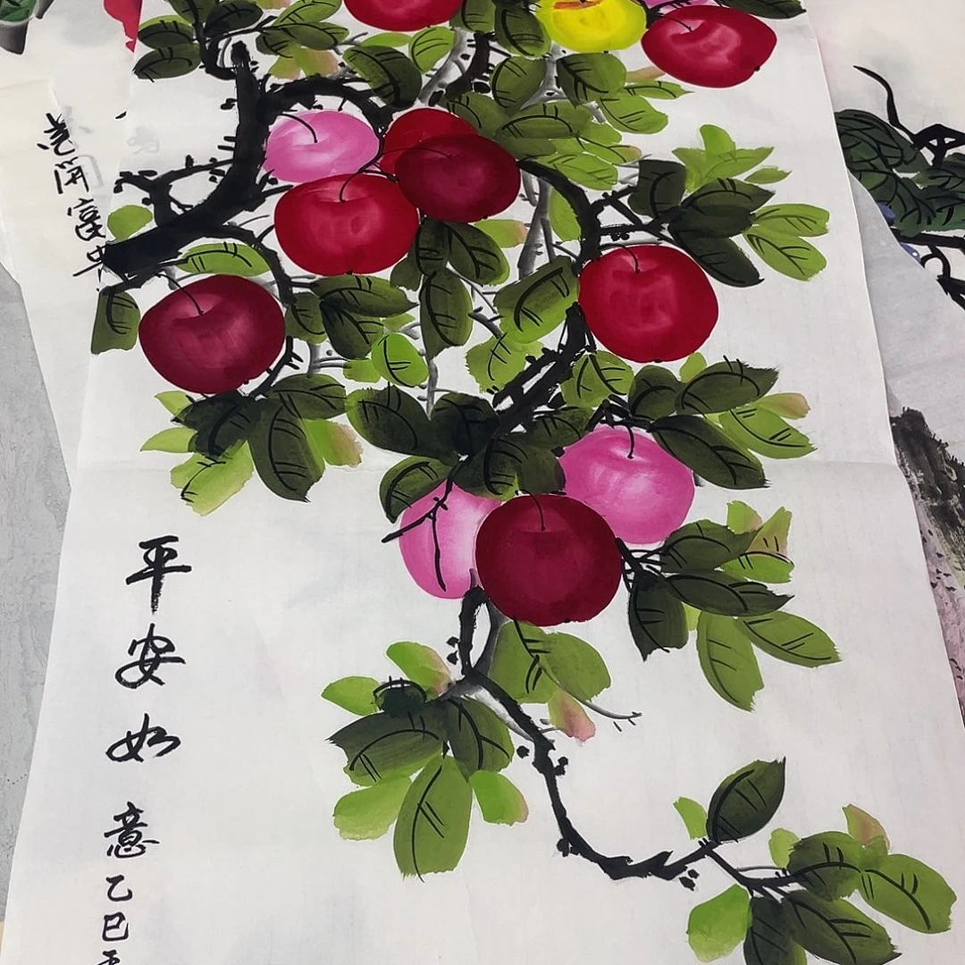 国画国画作品书法作品原稿三尺